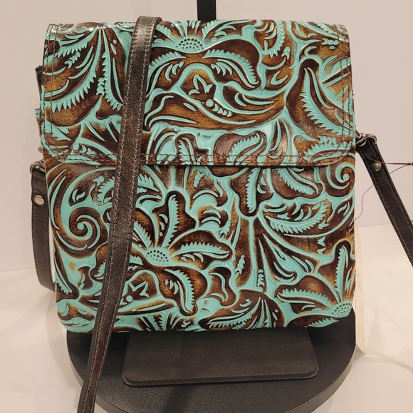 Patricia Nash Tooled Balluri Crossbody Bag - Picture 3 of 5